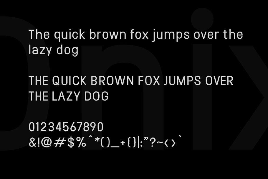Пример шрифта Onix Regular